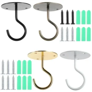 High Quality 7pcs/set Garden Home Hanging Hook Hangers 55mm /65mm Wall Mount Basket Hooks Bracket Ceiling Hooks